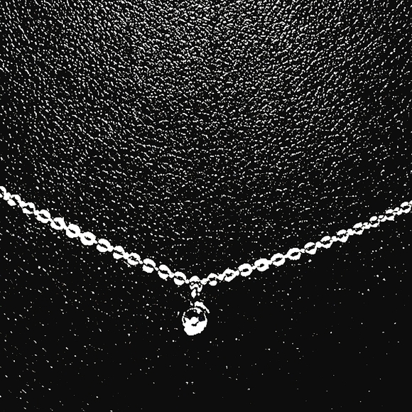 Diamond Necklace 925 Sterling Silver with 6 Diamonds - Picture 7 of 8
